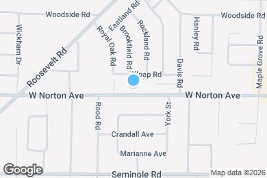 Map image of the property - 1316 w Norton ave