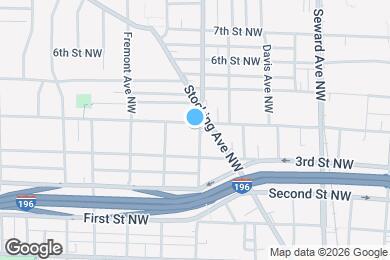 Map image of the property - 625 Milwaukee Ave NW