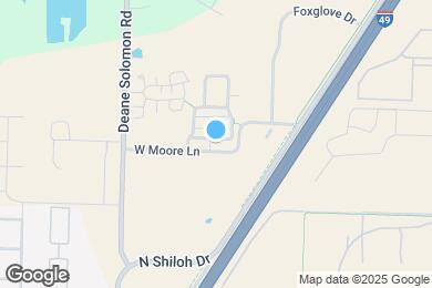 Map image of the property - 2184 W Moore Ln