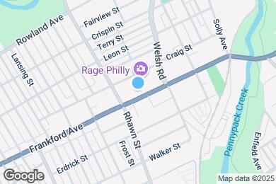 Map image of the property - 8022 Frankford Ave