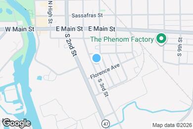 Map image of the property - 223 S 3rd St