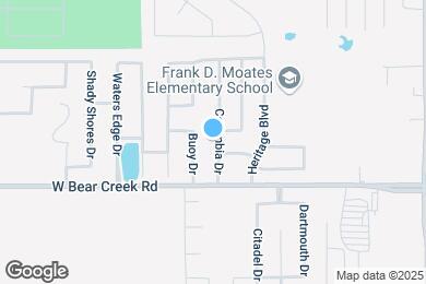 Map image of the property - 1605 Columbia Dr