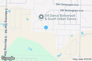 Map image of the property - 2603 SW Hampton Ave