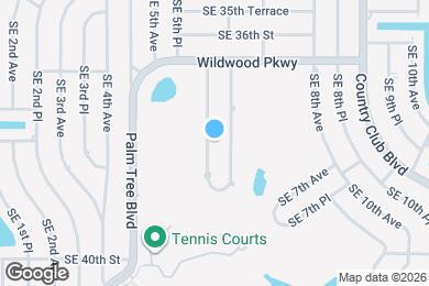 Map image of the property - 3649 SE 5th Ct