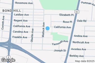 Map image of the property - 1516 Carolina Ave