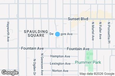 Map image of the property - 1346 N Stanley Ave