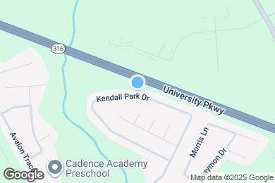 Map image of the property - 869 Kendall Park Dr