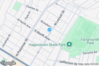 Map image of the property - 427 N Locust St