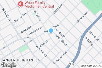 Map image of the property - 1412 Burleson Ave