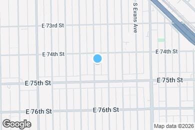 Map image of the property - 7423 S St Lawrence Ave