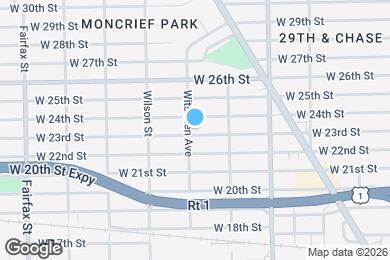 Map image of the property - 1459 W 23rd St