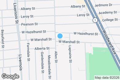 Map image of the property - 464 W Marshall St