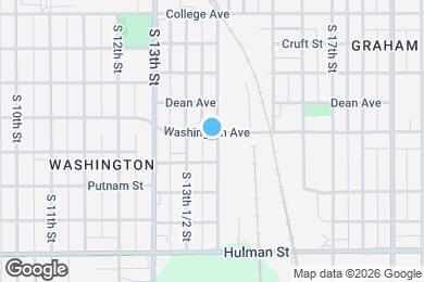 Map image of the property - 1449 S 14th St