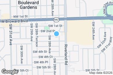 Map image of the property - 2750 SW 2nd Ct