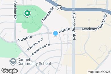 Map image of the property - 3645 Verde Dr
