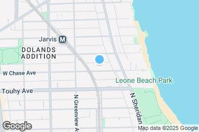 Map image of the property - 1348 W Chase Ave