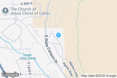 Map image of the property - 1061 Canyon Meadow Dr