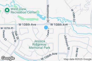 Map image of the property - 10412 W 107th Pl