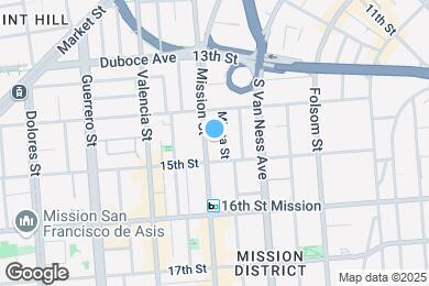 Map image of the property - 1863 Mission St