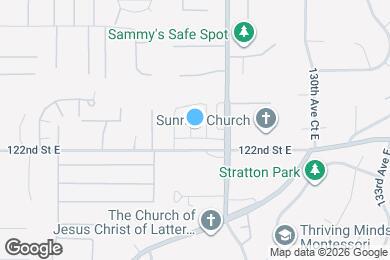 Map image of the property - 12113 127th Ave E