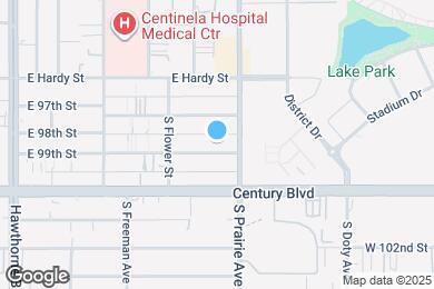 Map image of the property - 643 E 99th St