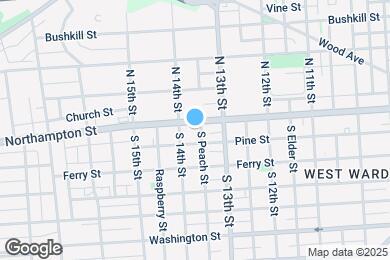 Map image of the property - 1336 Northampton St