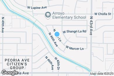 Map image of the property - 11002 N 45th Ln