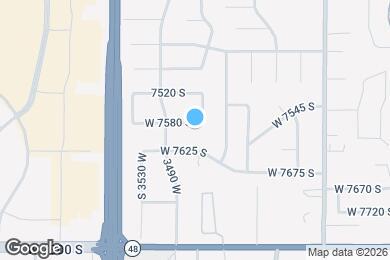 Map image of the property - 3445 W 7580 S