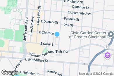 Map image of the property - 2617 Eden Ave