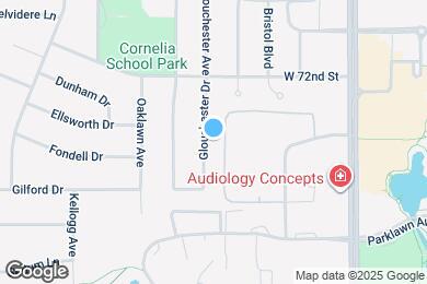 Map image of the property - 7303 Glouchester Dr