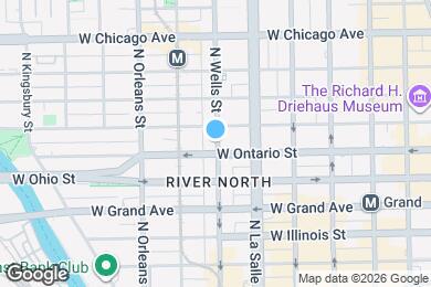 Map image of the property - 626 N Wells St