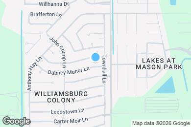 Map image of the property - 22514 Dabney Manor Ln