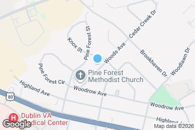 Map image of the property - 412 Woods Ave