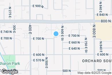 Map image of the property - 562 E 720 N