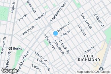 Map image of the property - 2214 E York St