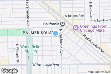 Map image of the property - 2819 W Shakespeare Ave