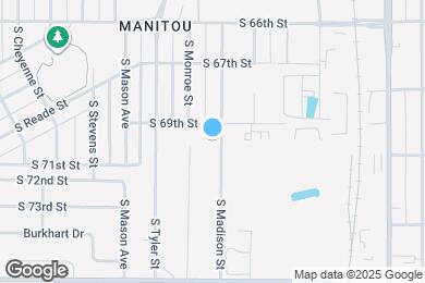 Map image of the property - 6910 S Madison St