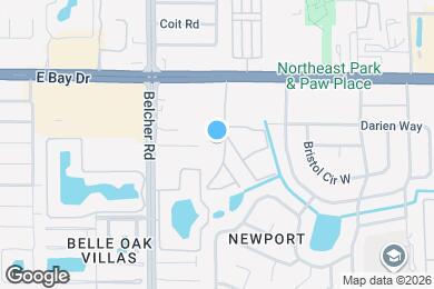Map image of the property - 4215 E Bay Dr