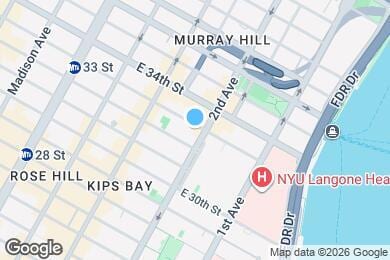 Map image of the property - 252 E 33rd St