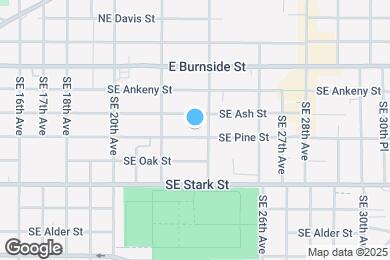 Map image of the property - 2323 SE Pine St