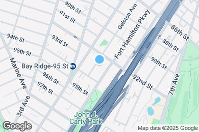 Map image of the property - 183 Gelston Ave