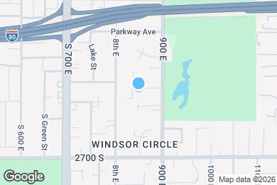 Map image of the property - 842 E Stratford Ave