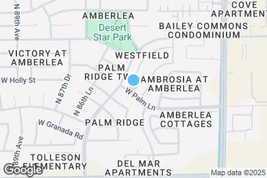 Map image of the property - 8520 W Palm Ln