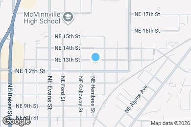 Map image of the property - 818 NE 13th St