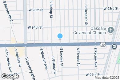Map image of the property - 9453 S Loomis St