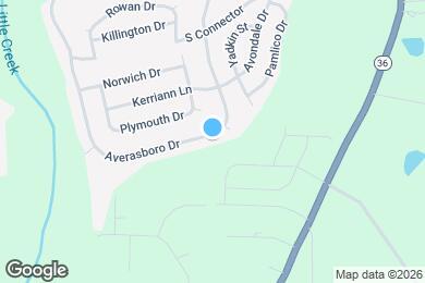 Map image of the property - 283 Averasboro Dr