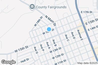 Map image of the property - 1708 Ave B