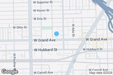 Map image of the property - 1424 W Grand Ave