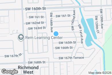 Map image of the property - 14365 SW 164th Ter
