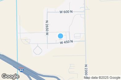 Map image of the property - 2520 W 450 N